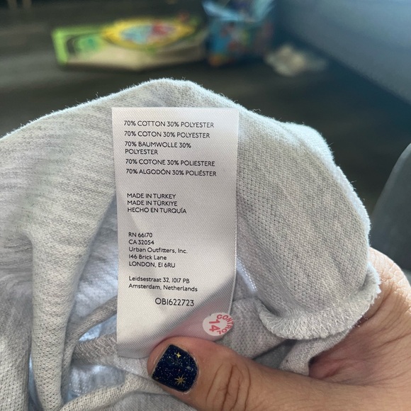 Urban Outfitters Standard Cloth Shortstop Pique Mock Neck Tee Size Medium - Picture 8 of 8